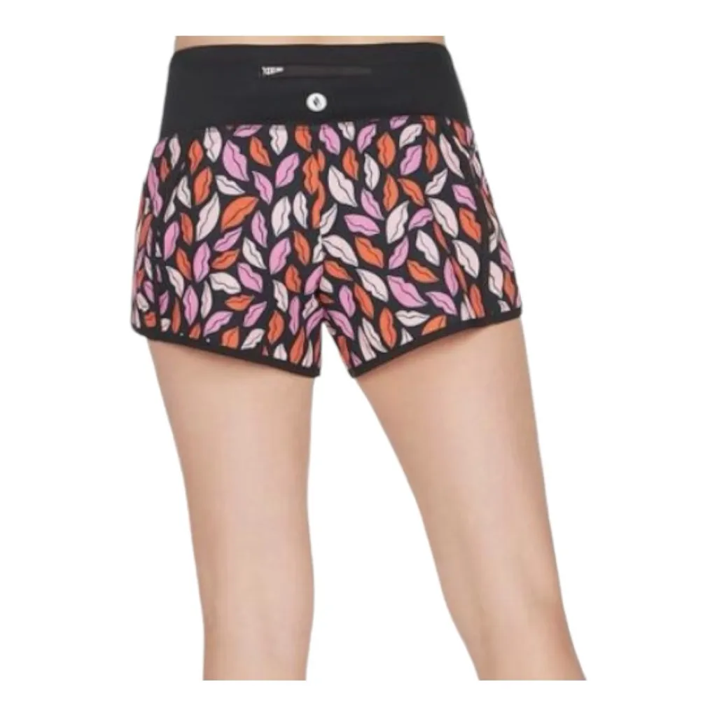 New Skechers DVF: Diane Von Furstenberg Skechweave Running Shorts Black … - Image 2