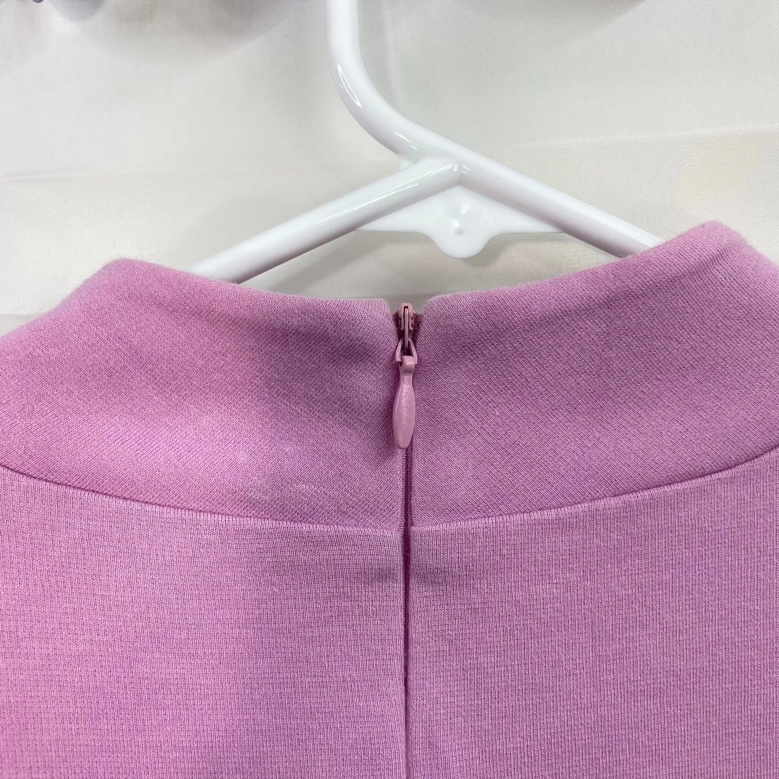 Talbots women's pink orange striped Calder mock‎ neck knit long sleeve top large - Image 7