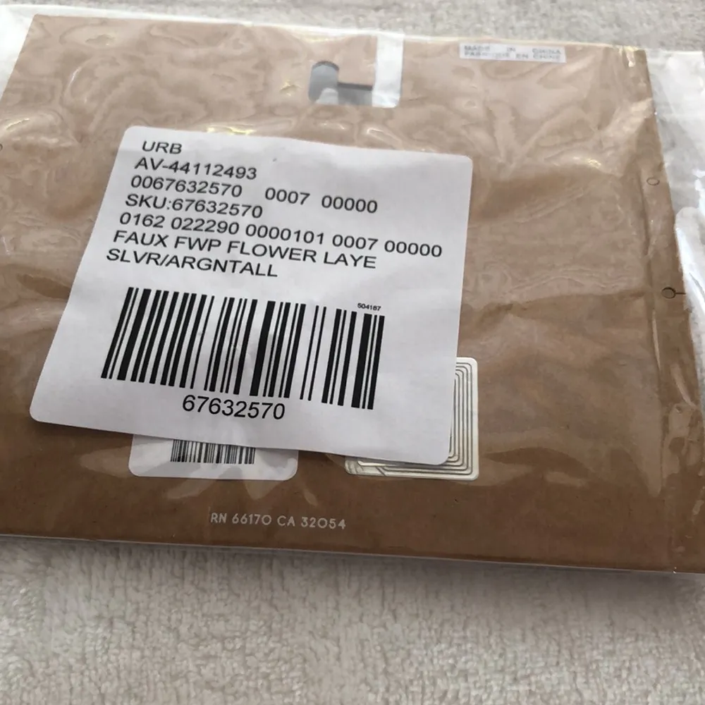 faux pearl flower layering necklace - Image 7