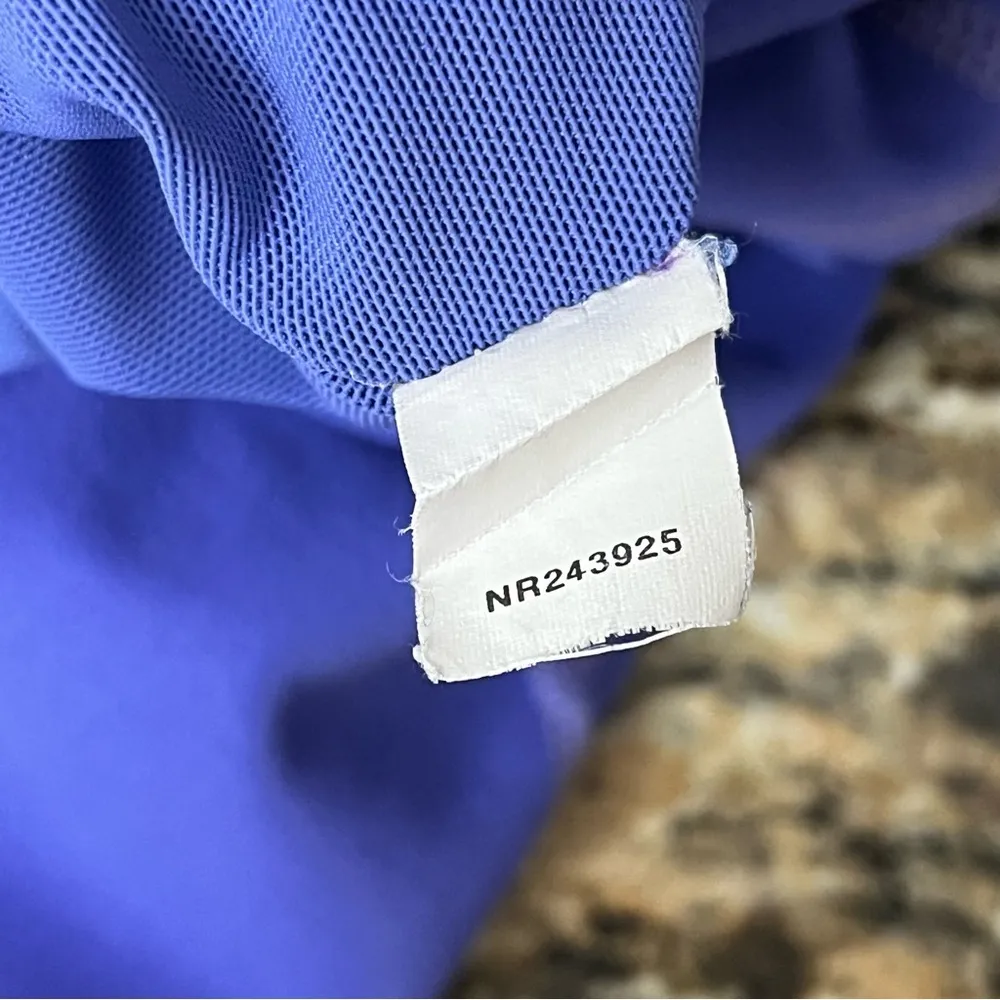 Zella Blue Full Zip Jacket Women’s 6 | Athletic Mock Neck Thumbhole Athleisure - Image 11