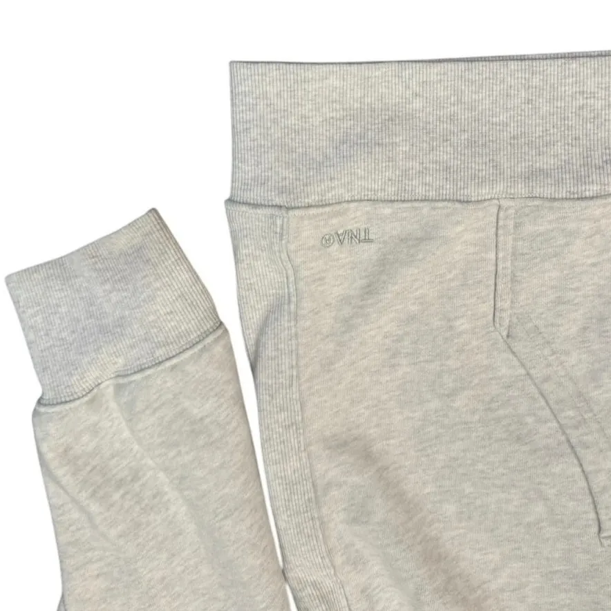 TNA‎ Aritzia Gray Sweatfleece Terry Fleece Boyfriend Fit Hoodie Size XL - Image 2