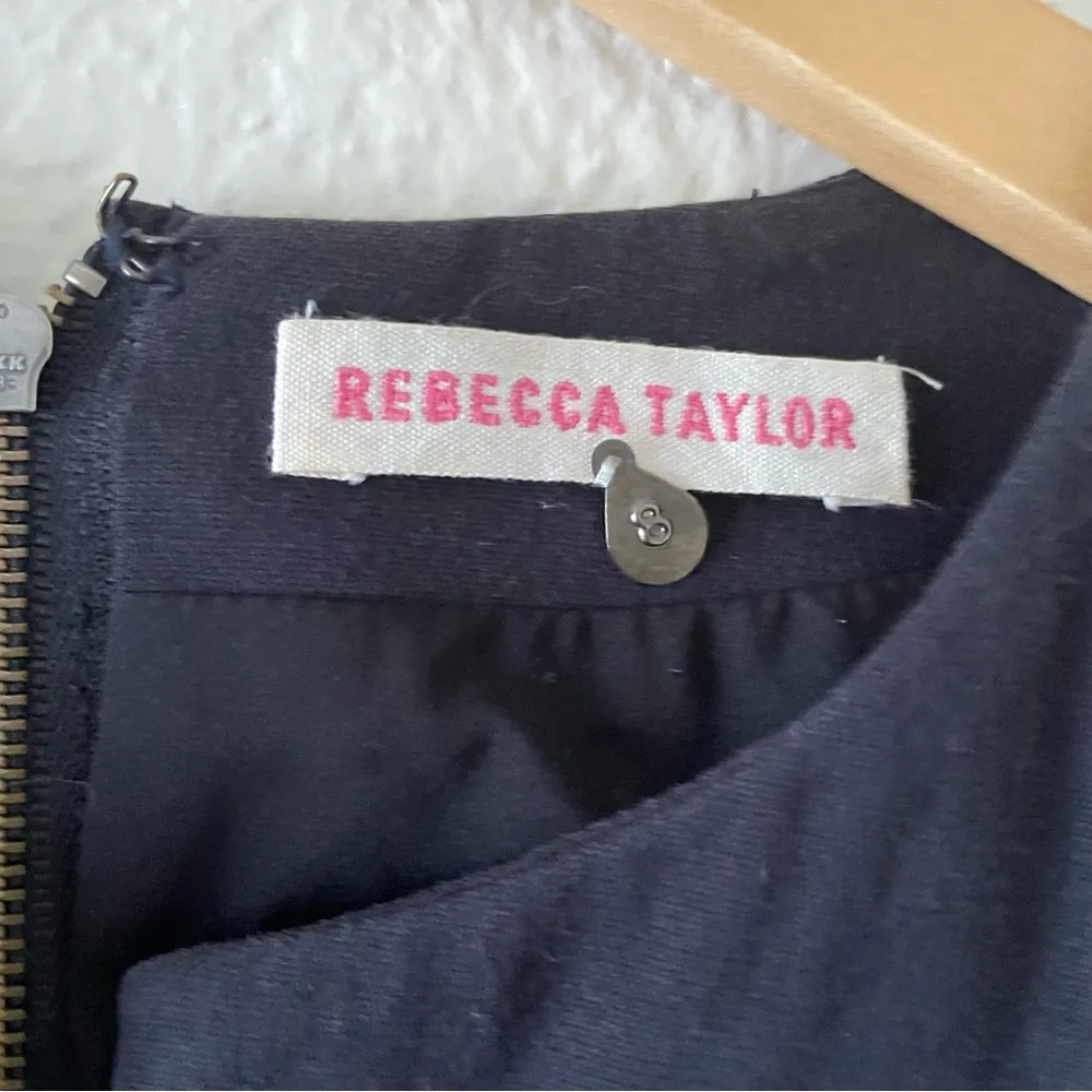 Rebecca Taylor LBD V-Neck Peplum Pencil Dress - Image 21