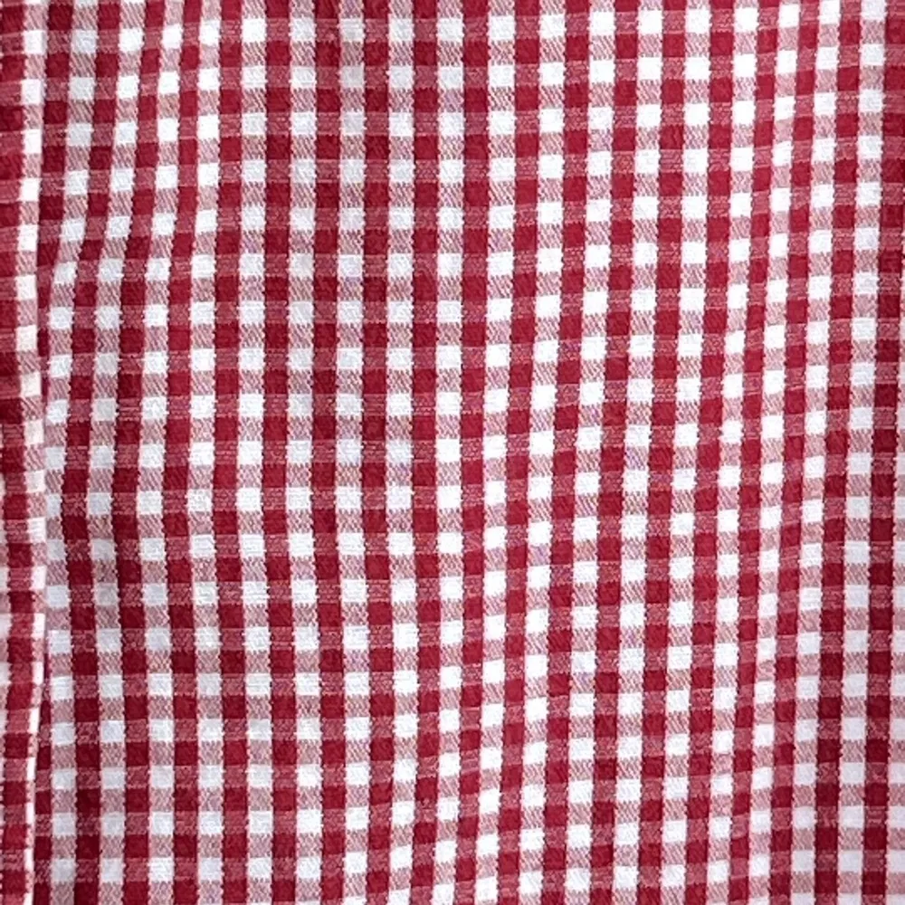 Dr. Seuss “The Cat In The Hat” Woman Size 18W/20W Red & White Check Butt… - Image 3