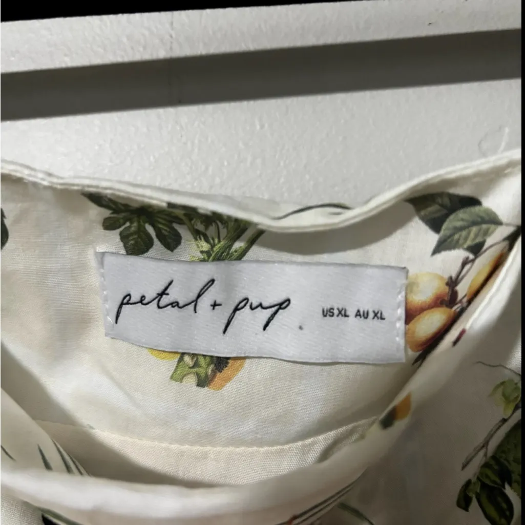 PETAL & PUP MARIELLA OFF SHOULDER MINI DRESS - FLORAL Size XL - Image 4