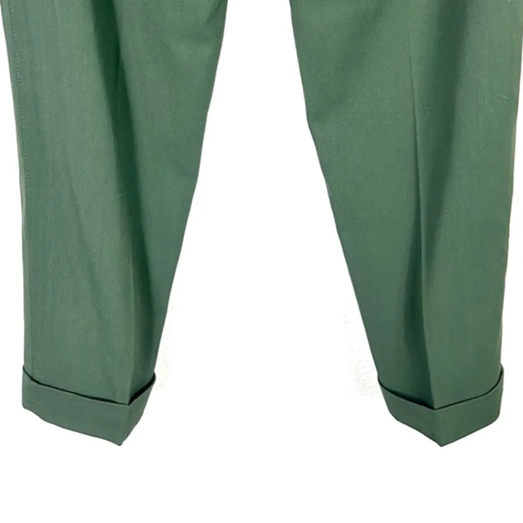 Vince  straight leg trouser pull on green pants size XS - Image 5