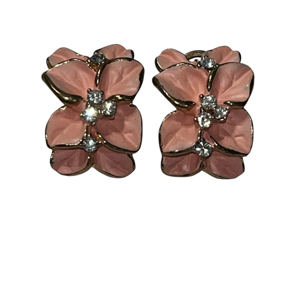 Navachi 18k Gold Plated Earrings Pink - Image 2