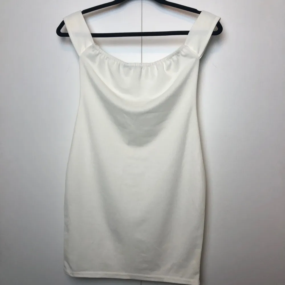 Nasty Gal You Gotta Shoulder On Mini Dress White - Image 6