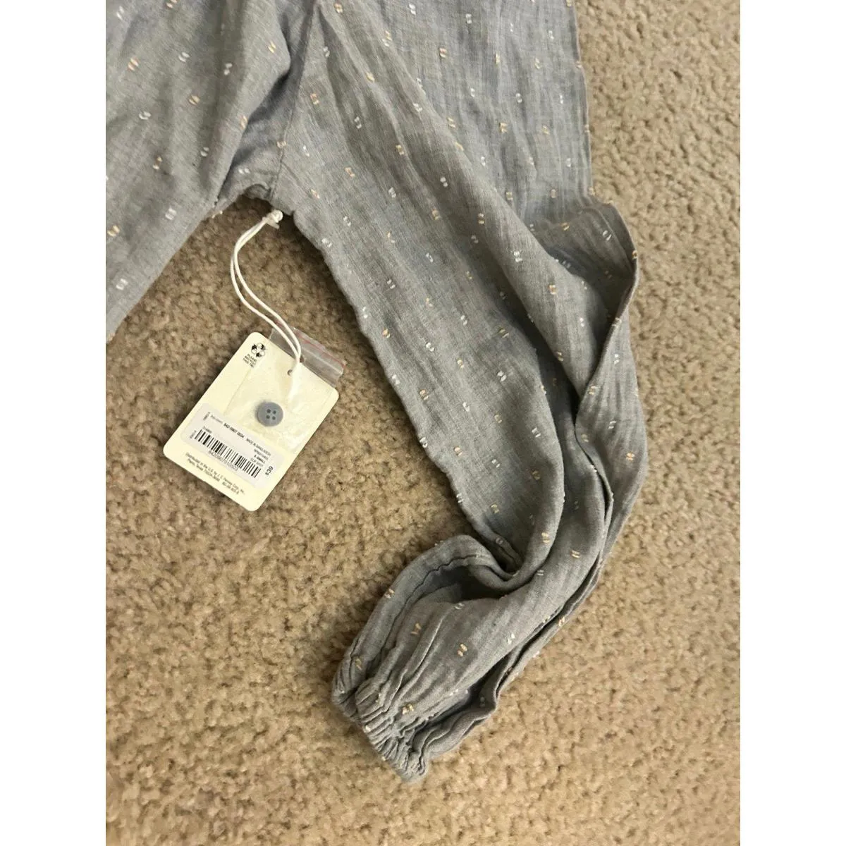 Ab19 woman top shirt long sleeve xs cute Gray - Image 7