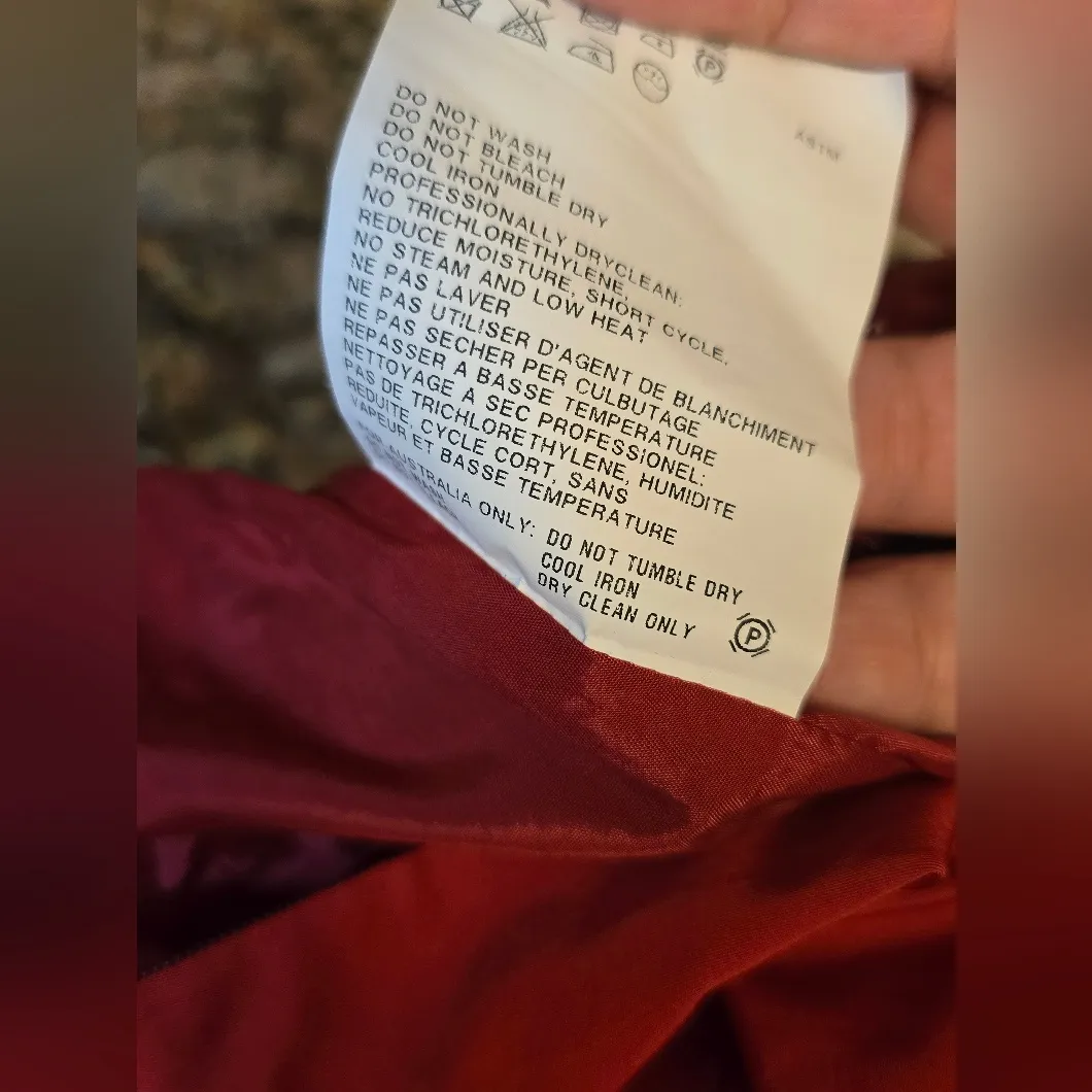 Jil Sander Red Silk Bow Dress sz 36 IT‎ Made in Italy - Image 6