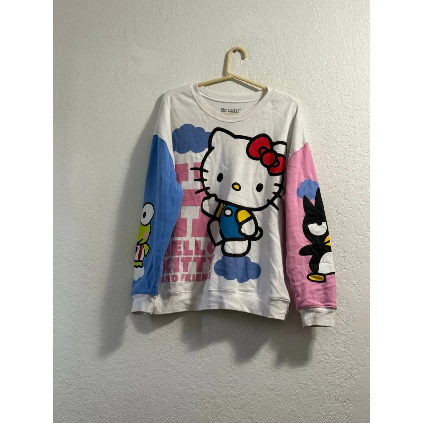 Hello Kitty & Friends Sweatshirt XL Hybrid Apparel Sanrio 2024 Pastel Crewneck - Image 2