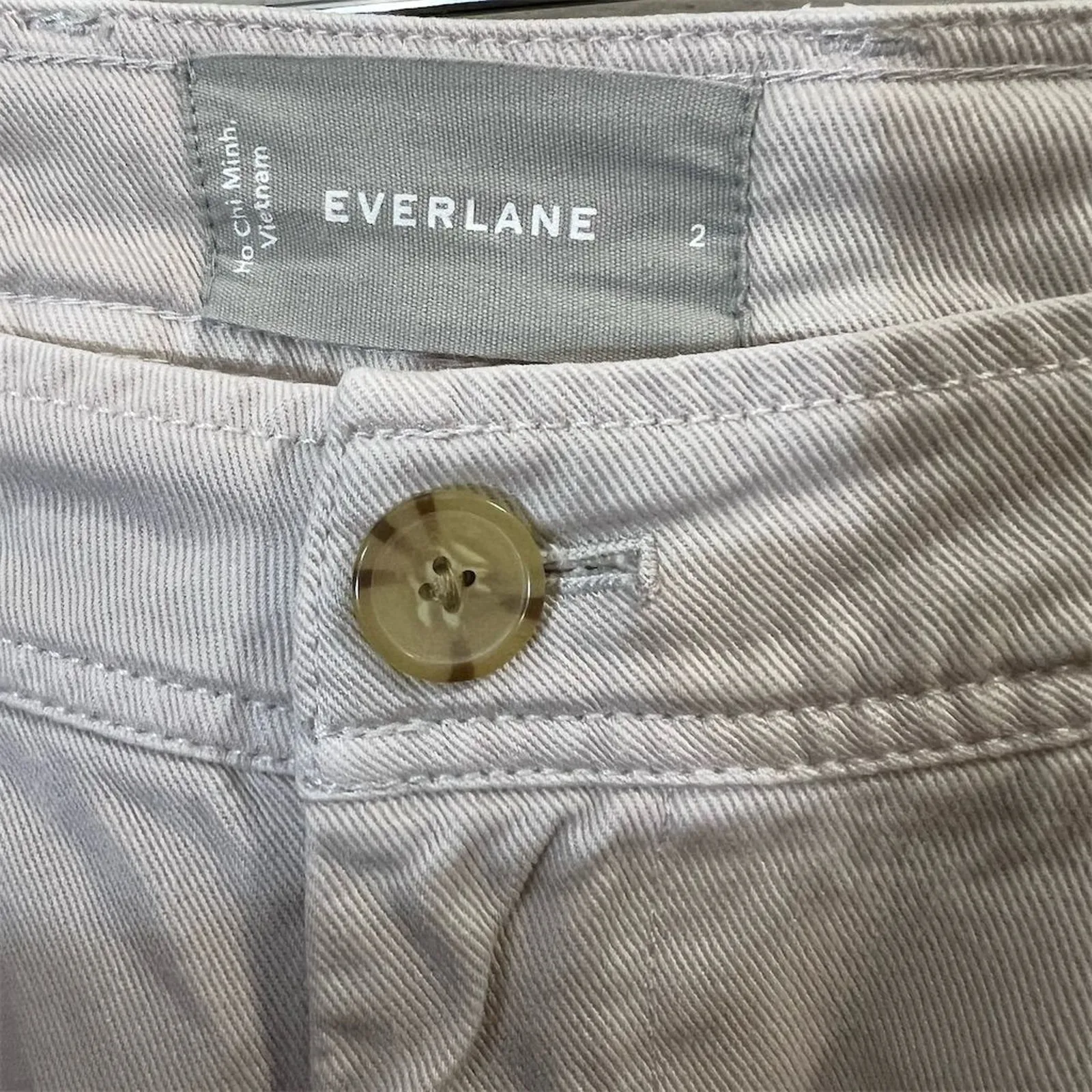 Everlane Women's Chino Utility Pants Size 2 Beige Relaxed Straight Leg Casual - Image 5