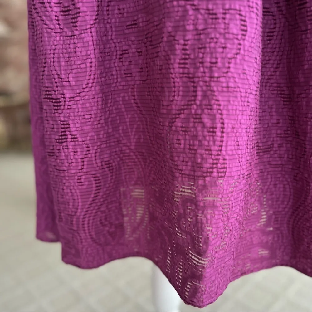 Nanette Lepore Dress Halter Purple Asymmetrical Neck NWT 6 Cocktail Brunch - Image 7