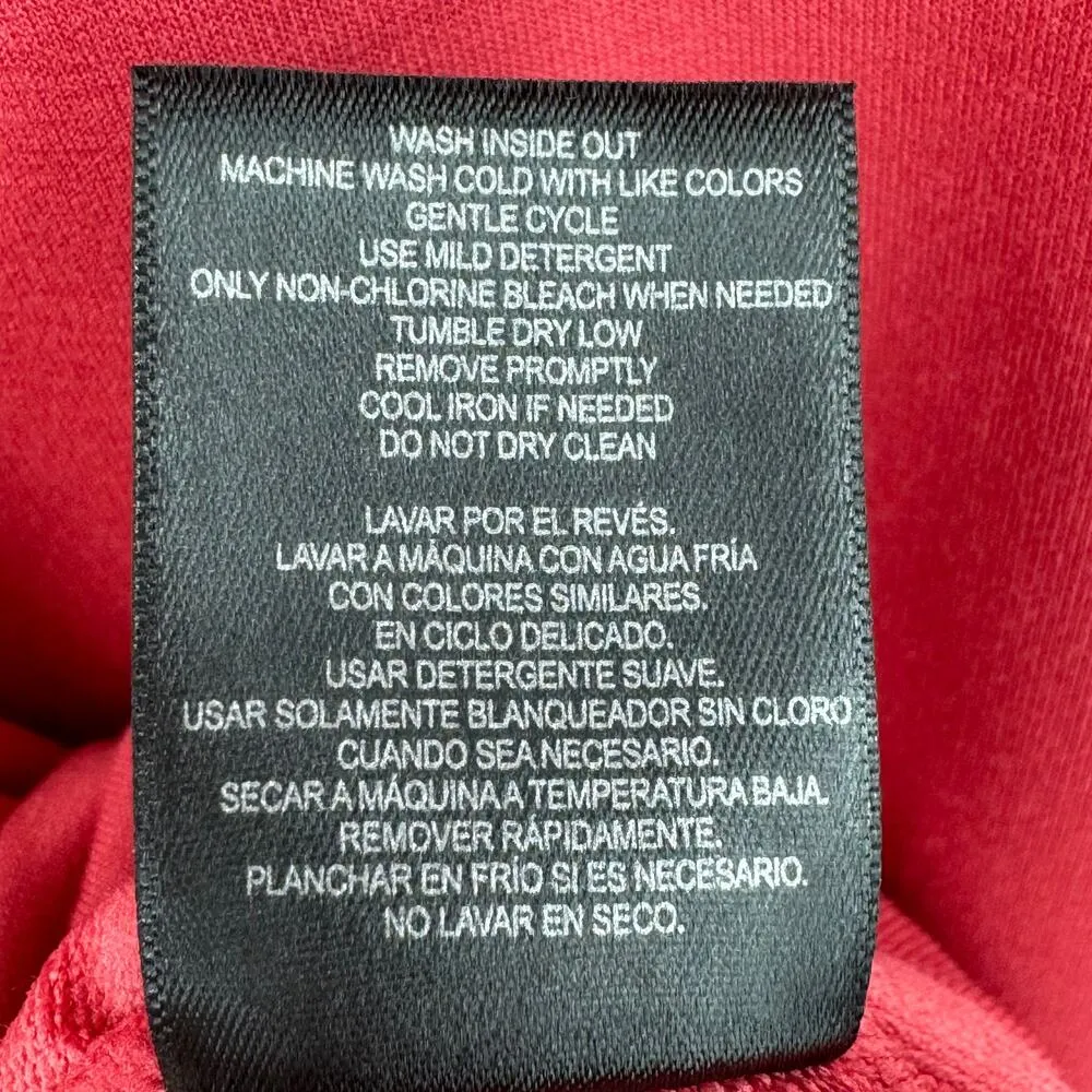 32 Degrees Cool dress stretch knit V neck drawstring waist pockets coral size M - Image 8