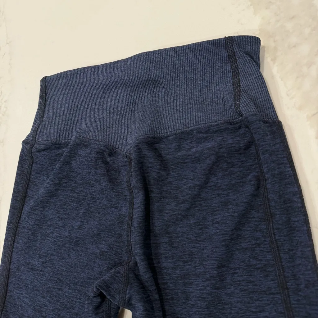 ALO Yoga High-Waist Alosoft Lounge Legging Women’s Small Rich Navy Heather Blue - Image 12