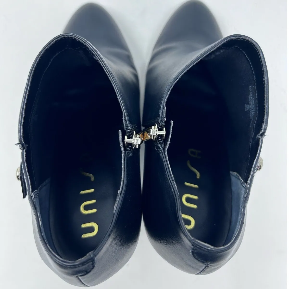 Unisa Women's Ovolli Black High‎ Heel Ankle Boots Size 9M - Image 5