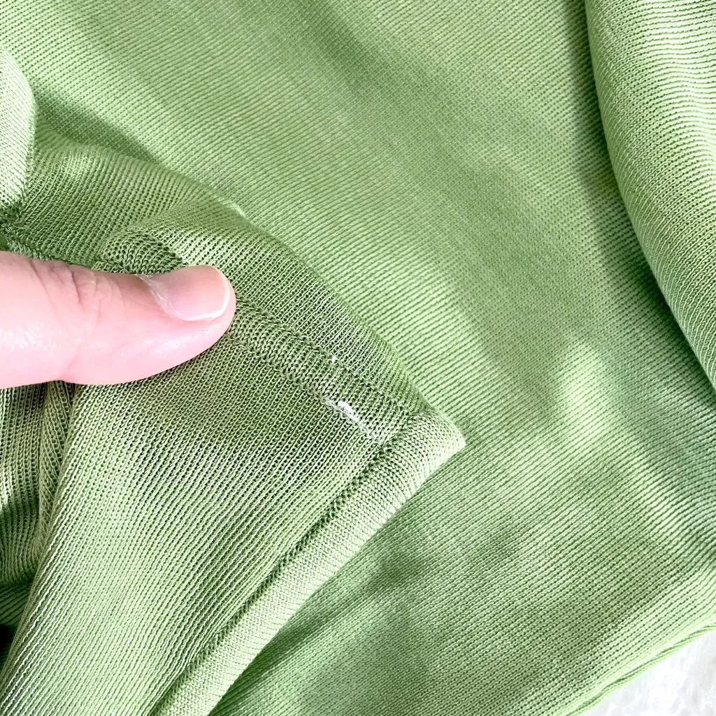 Misook Scoop Neck Green Knit Tank Size S Classic Essential - Image 5