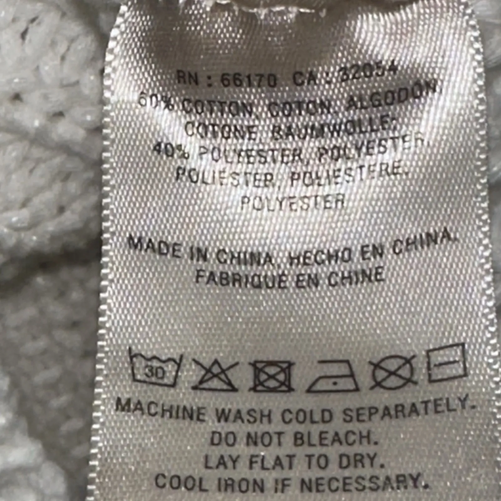 Anthropologie Sweater Women's Small Rosie Neira‎ White Cotton Knit Bell Sleeves - Image 6