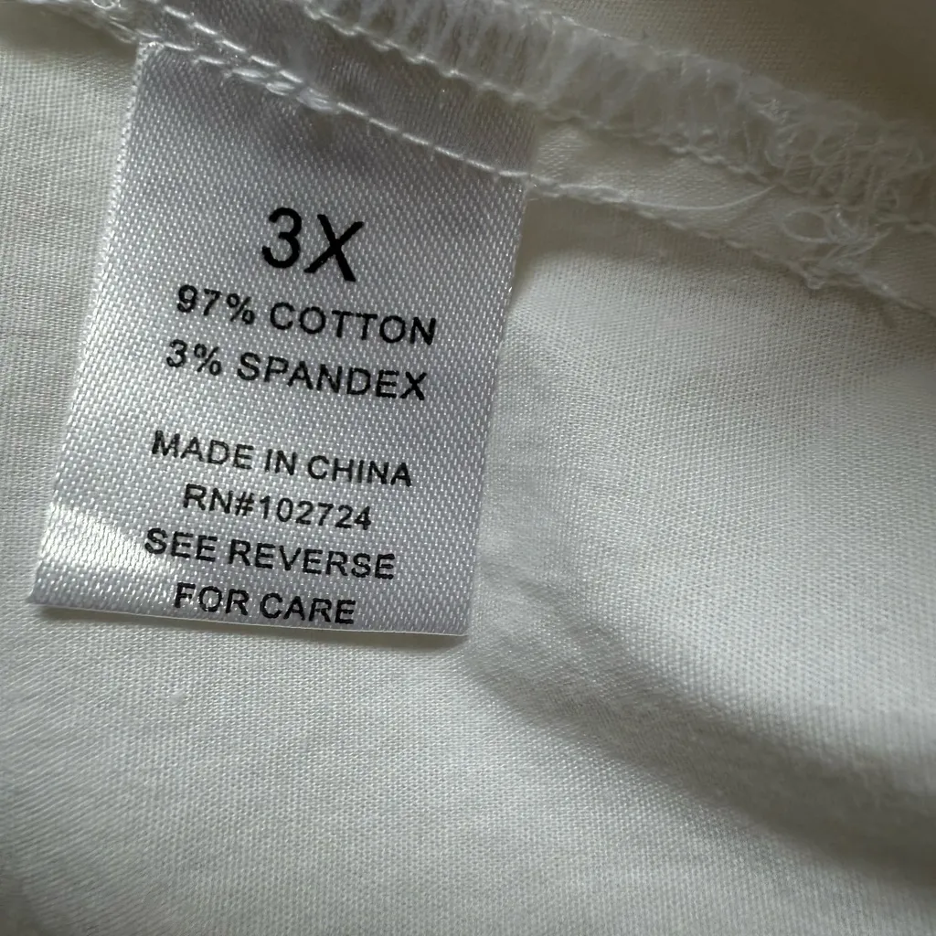 Harve Benard Cottagecore White Lace Trim embroidered Blouse luxury polka plus 3X - Image 8