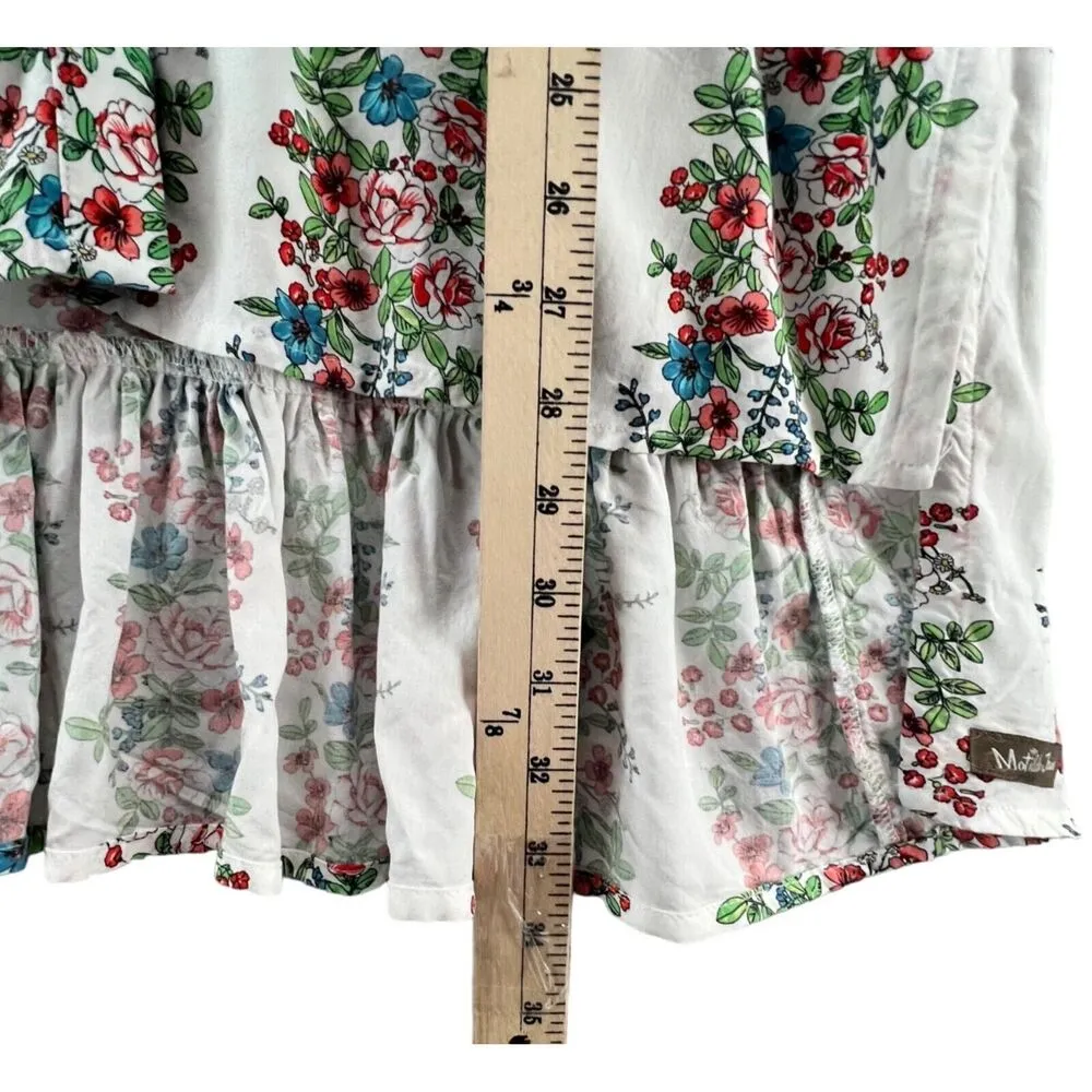Matilda Jane Tunic Top S Floral Wish You Were Here Our Atlas High Low Cottage - Image 8