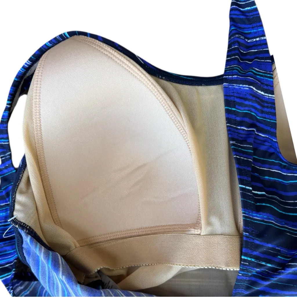 L.L. Bean Swimsuit Blue Size 14 - Image 4