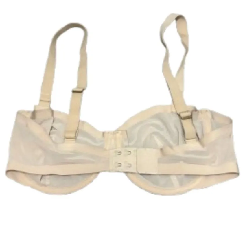 CUUP The Balconette Mesh Bra Sheer Nude Minimalist Capsule Lingerie Size 34E - Image 2