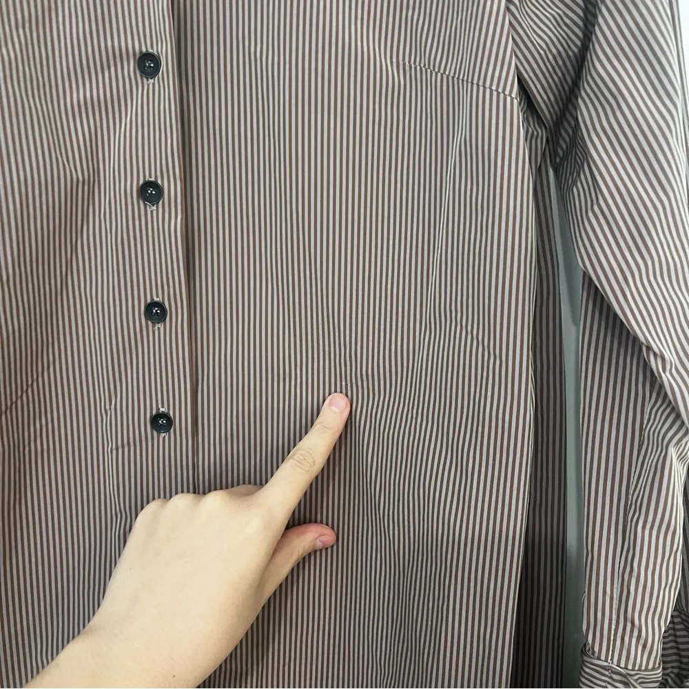 Alexis Karin Shirt Dress with Ruffle Sleeve - Image 4