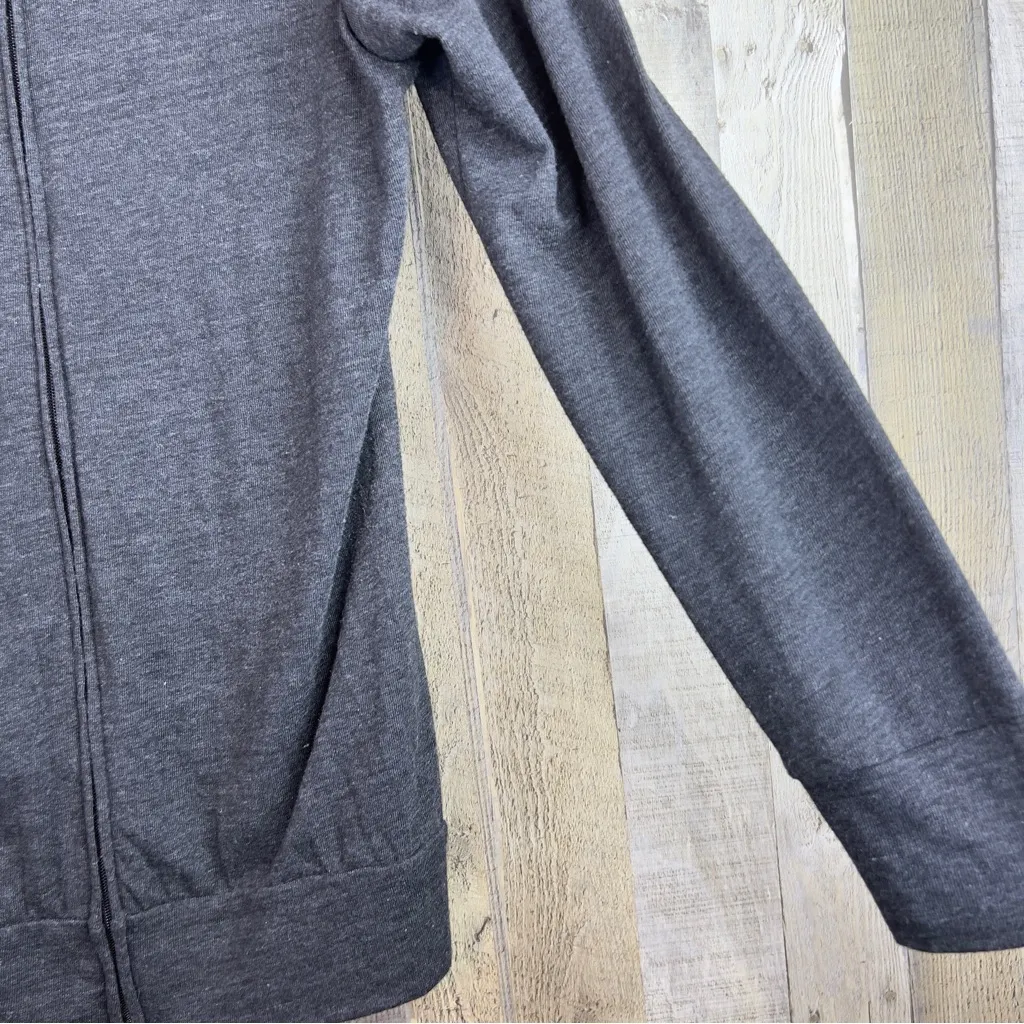 Vanity Fair XL HOODIE Long Sleeve Gray/Black/Charcoal Color Zipper Front… - Image 11