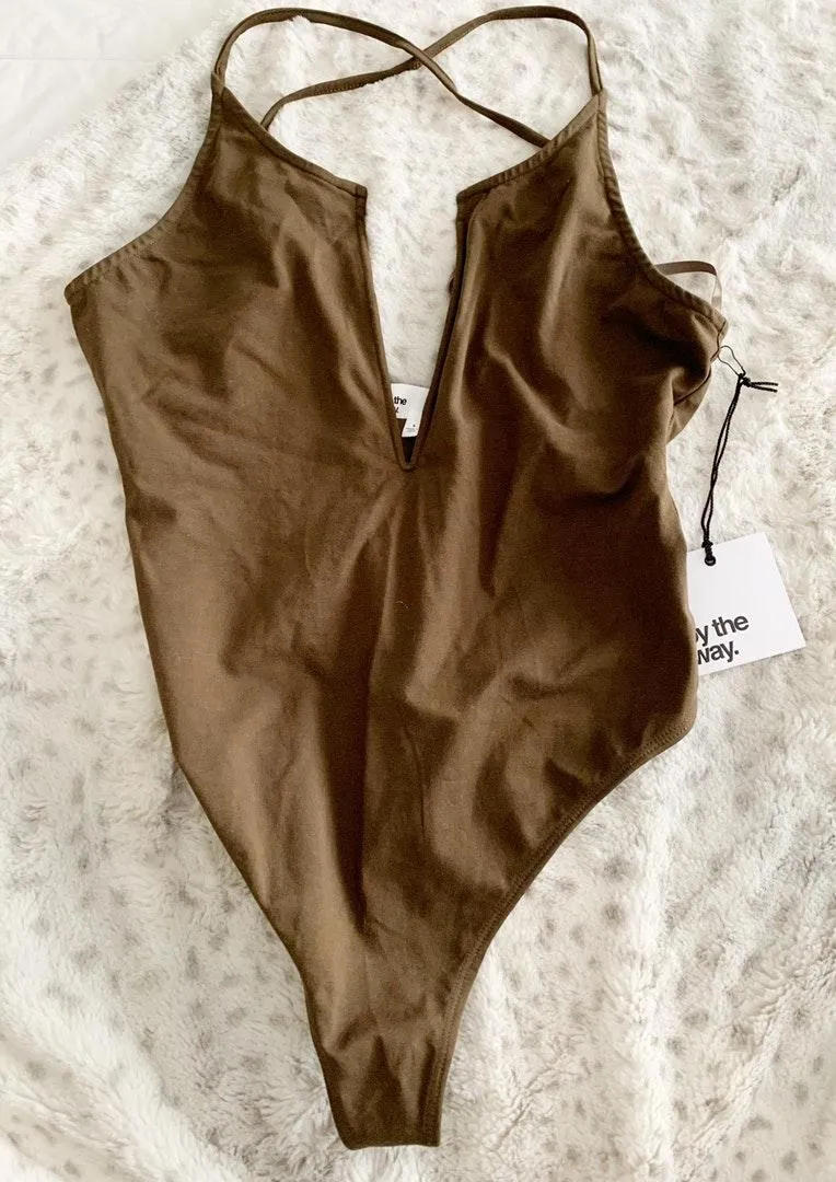 Frankie Deep V Bodysuit - Image 3