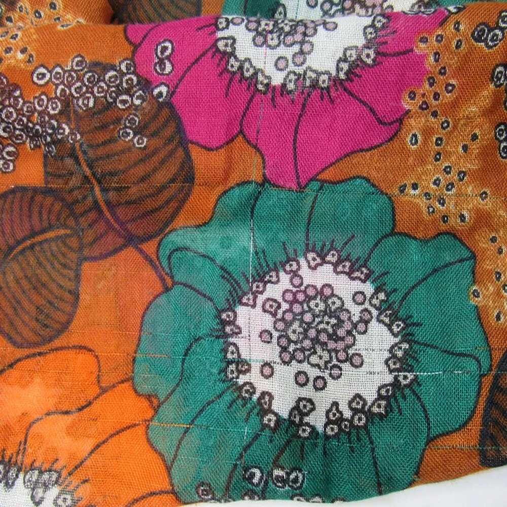 Fossil lightweight Scarf Floral Print Boho Hippie Fairy 19x68'' - Image 8