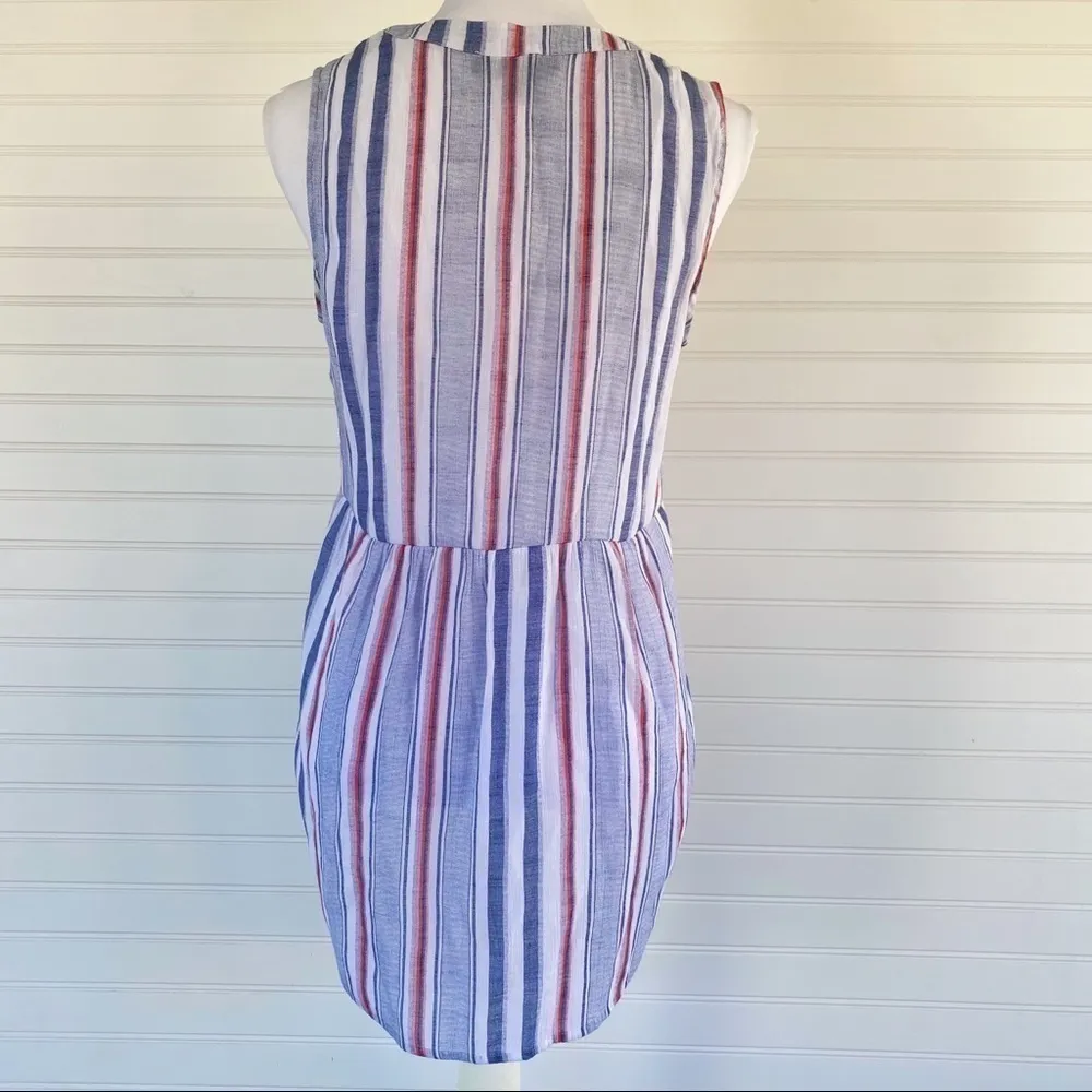 Fred David striped Sleeveless Shirt Size Small - Image 5