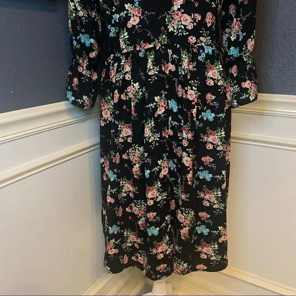 ModCloth Fashionably Dashing Floral Dress - Image 10