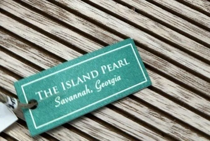 The island pearl leather bracelet Silver - Image 5