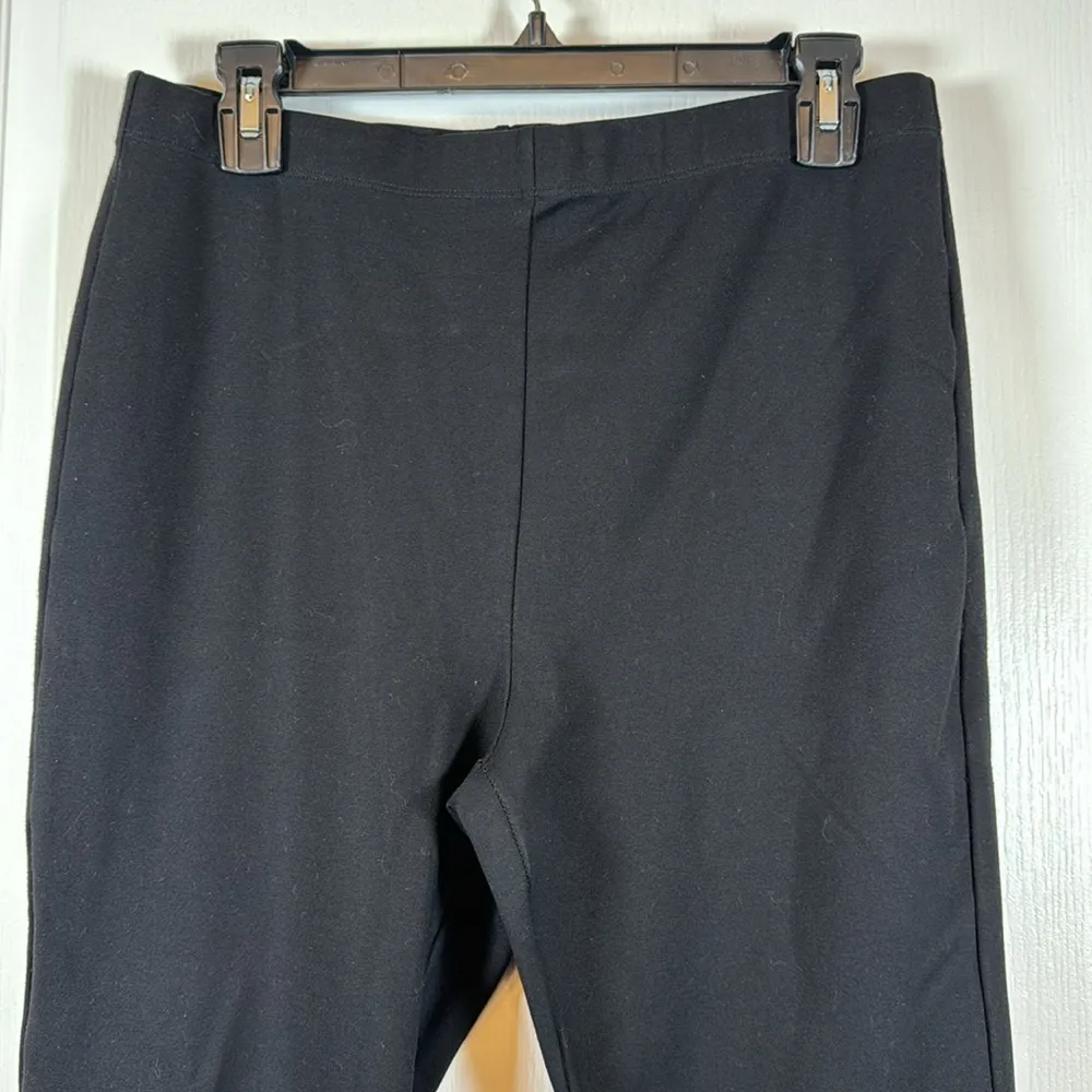 Elodie Black Stirrup Leggings Size XL X-Large EUC #VEG-2768 - Image 2