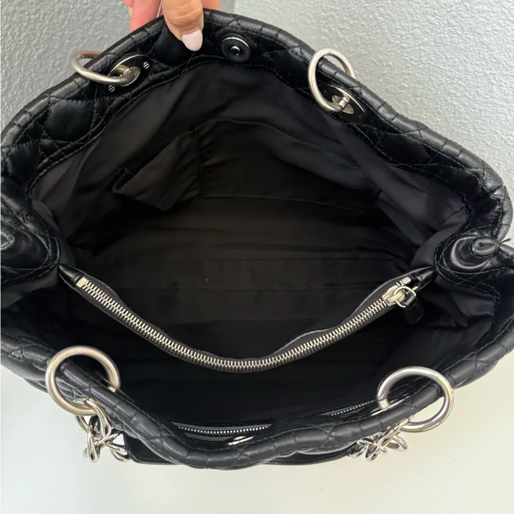 Authentic Christian Dior Lady Tote Bag - Image 7