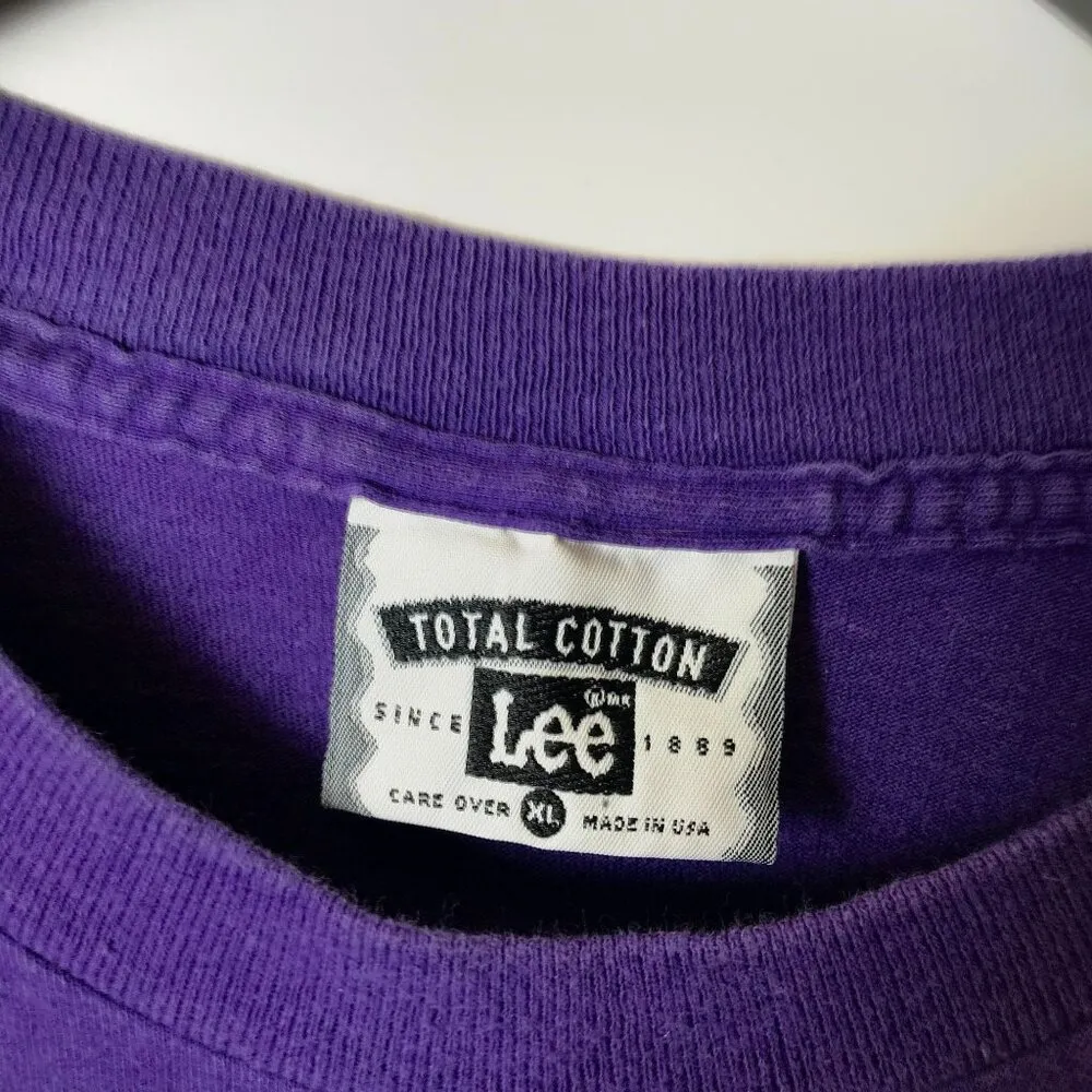 Vintage 90s Kelly's Kommandos T Shirt Purple XL Extra Large Graphic Tee Cotton - Image 4