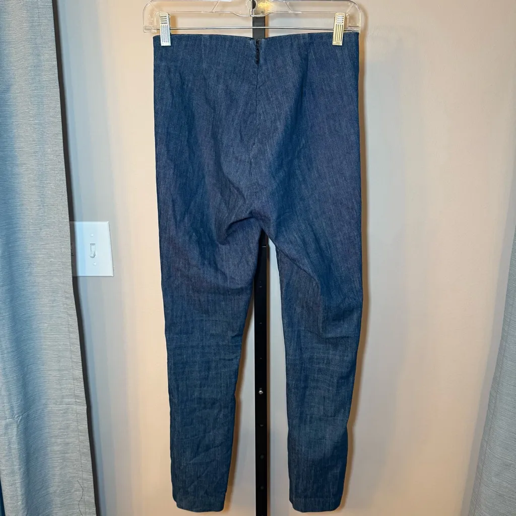 Rag & Bone Simone‎ Denim Pants Ankle Crop High Rise Stretch Size 2 - Image 6