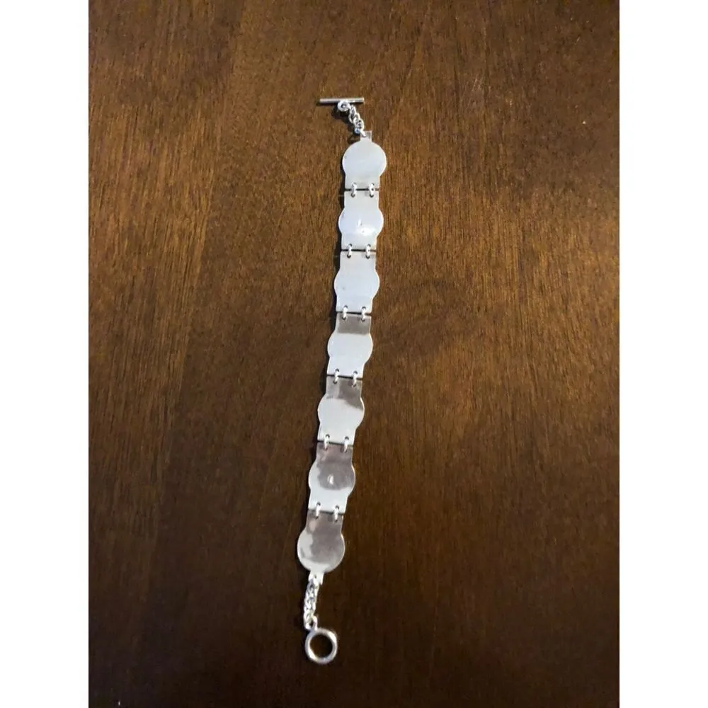 Sterling silver Link laminade bracelet Silver - Image 5