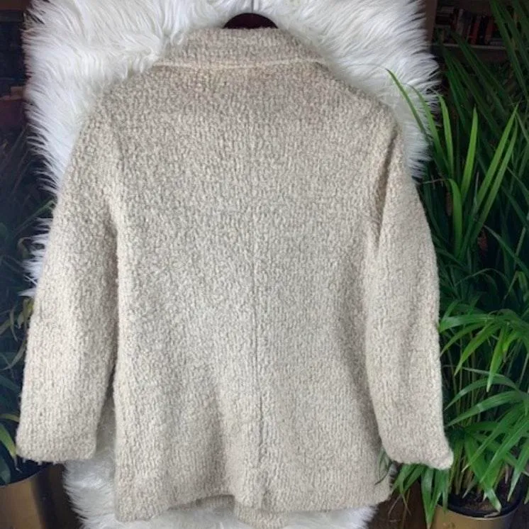 Tweed blazer pea coat - Image 4