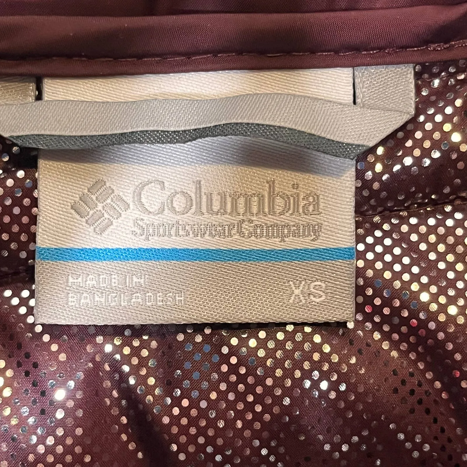 Columbia NEW Burgundy Puffer Jacket Powder Lite Jacket XS NWT‎ - Image 8