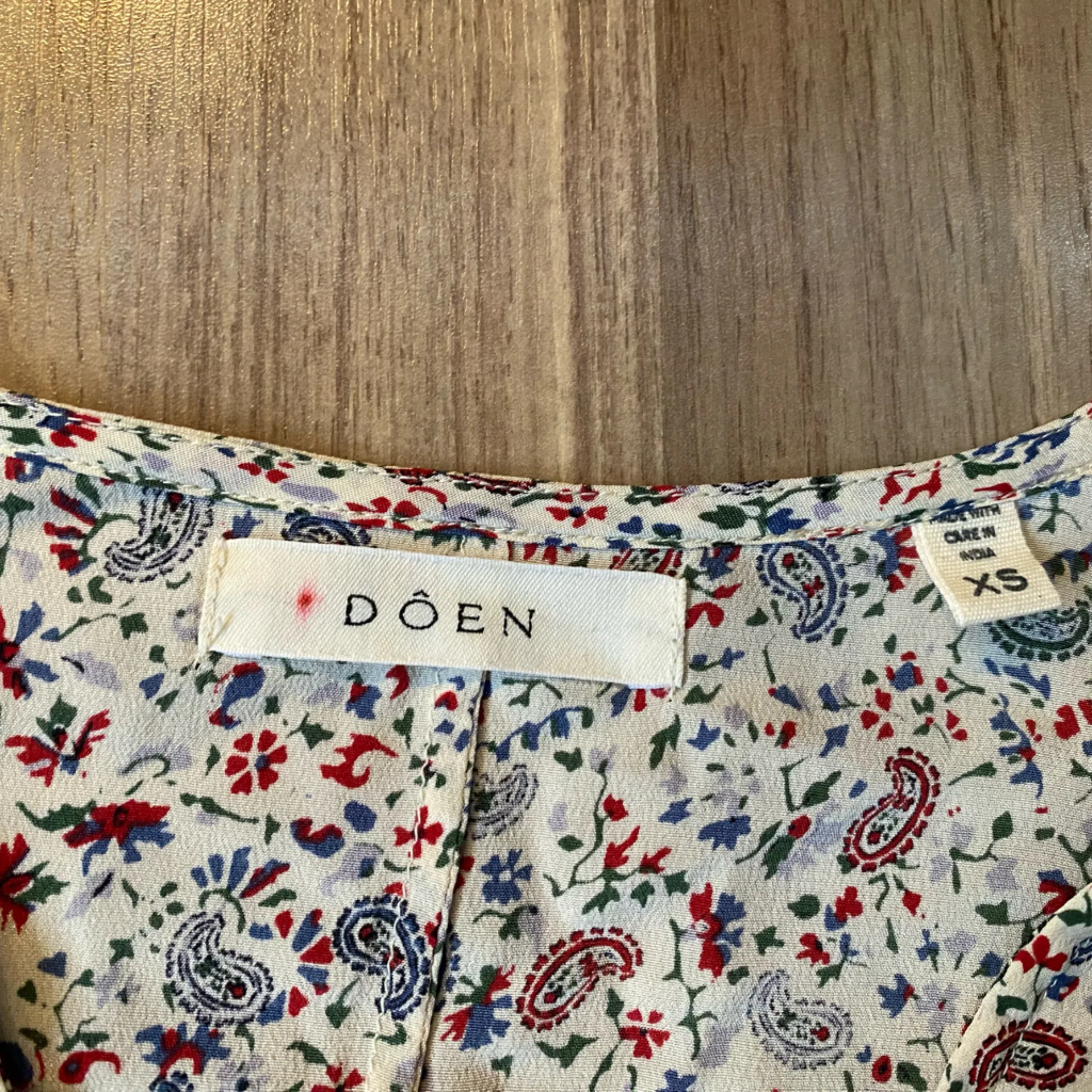 Doen Savona Silk Blouse XS - Image 4