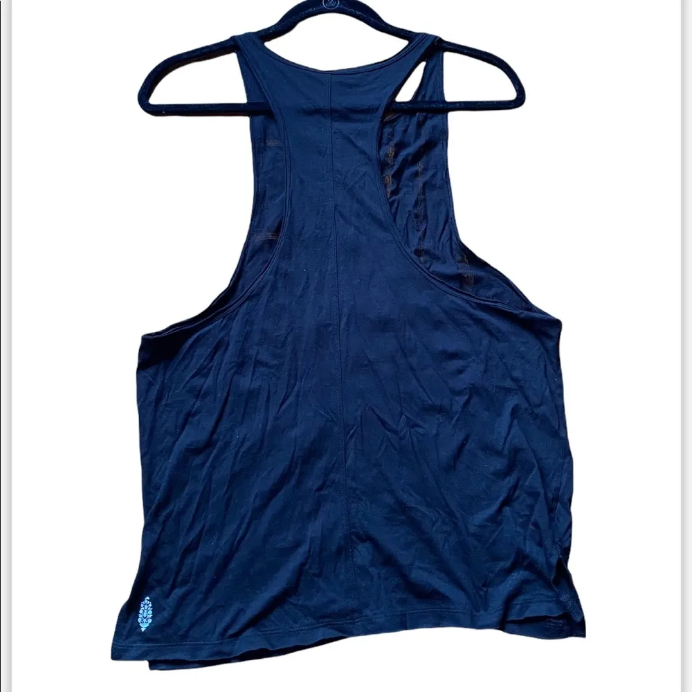 Free People Movement Black Racerback Tabk Top Size Small - Image 2