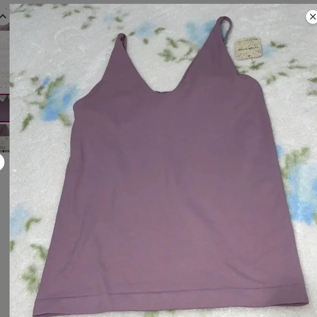 FP Intimately Seamless Cami Tank Top in la fleur sz M/L NWT $30R - Image 6