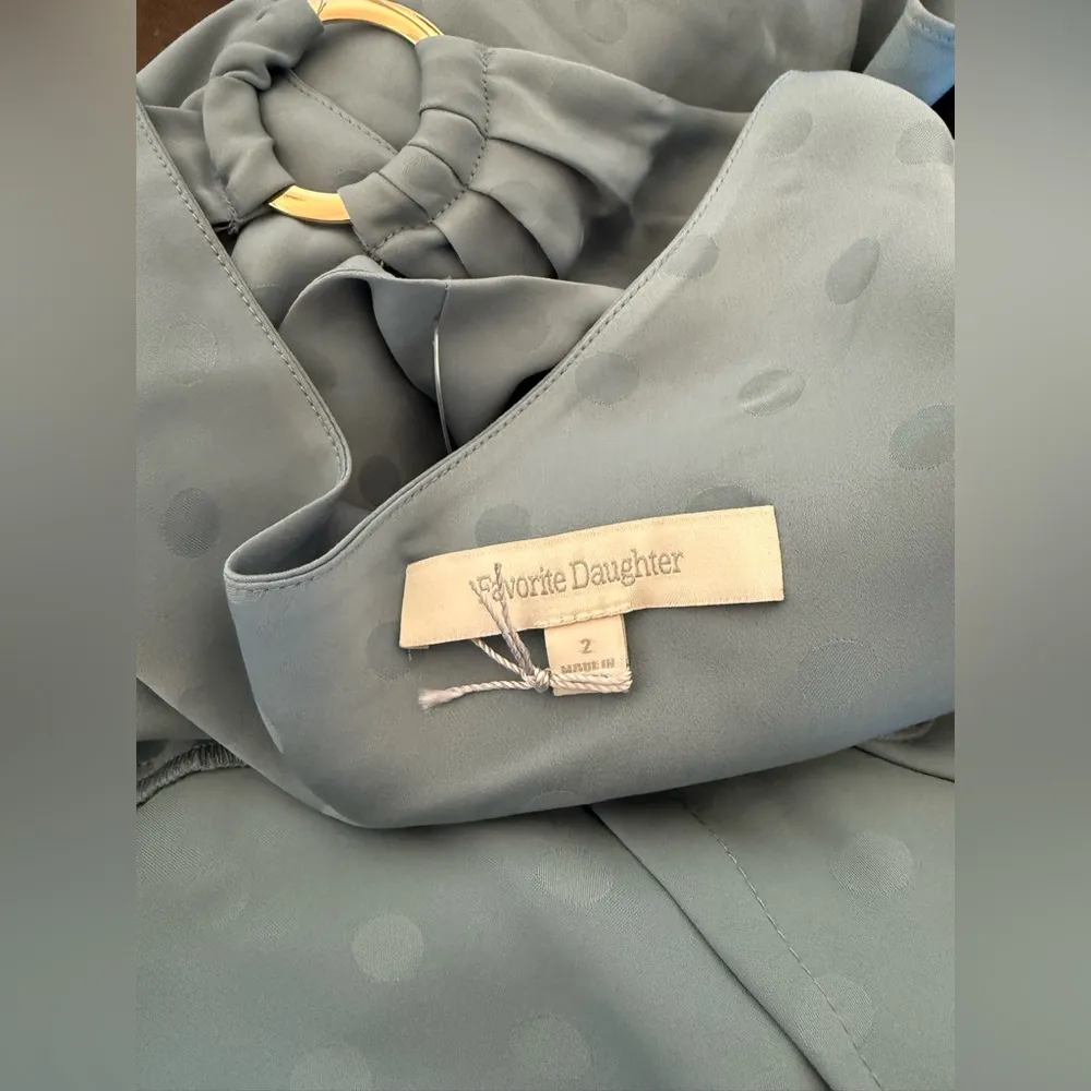 New Favorite Daughter The Single Tables 1 Shoulder Dress In Slate Blue Sz 2 $248 - Image 7