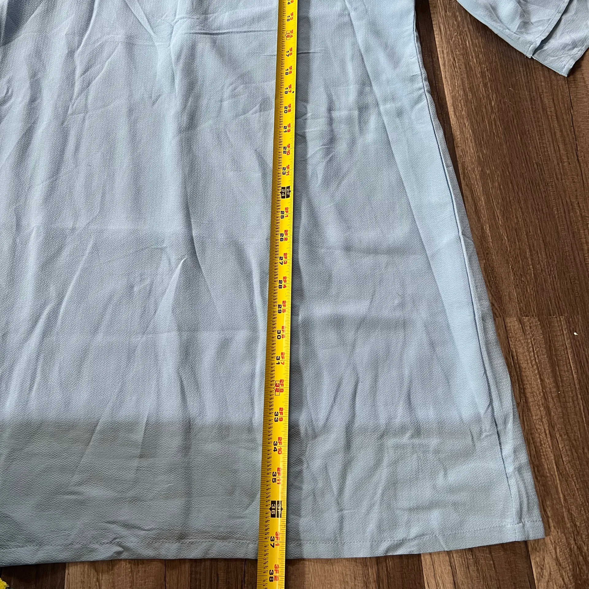 Women's Dress V-Neck Bell Sleeve Shift Dress XL - Image 9