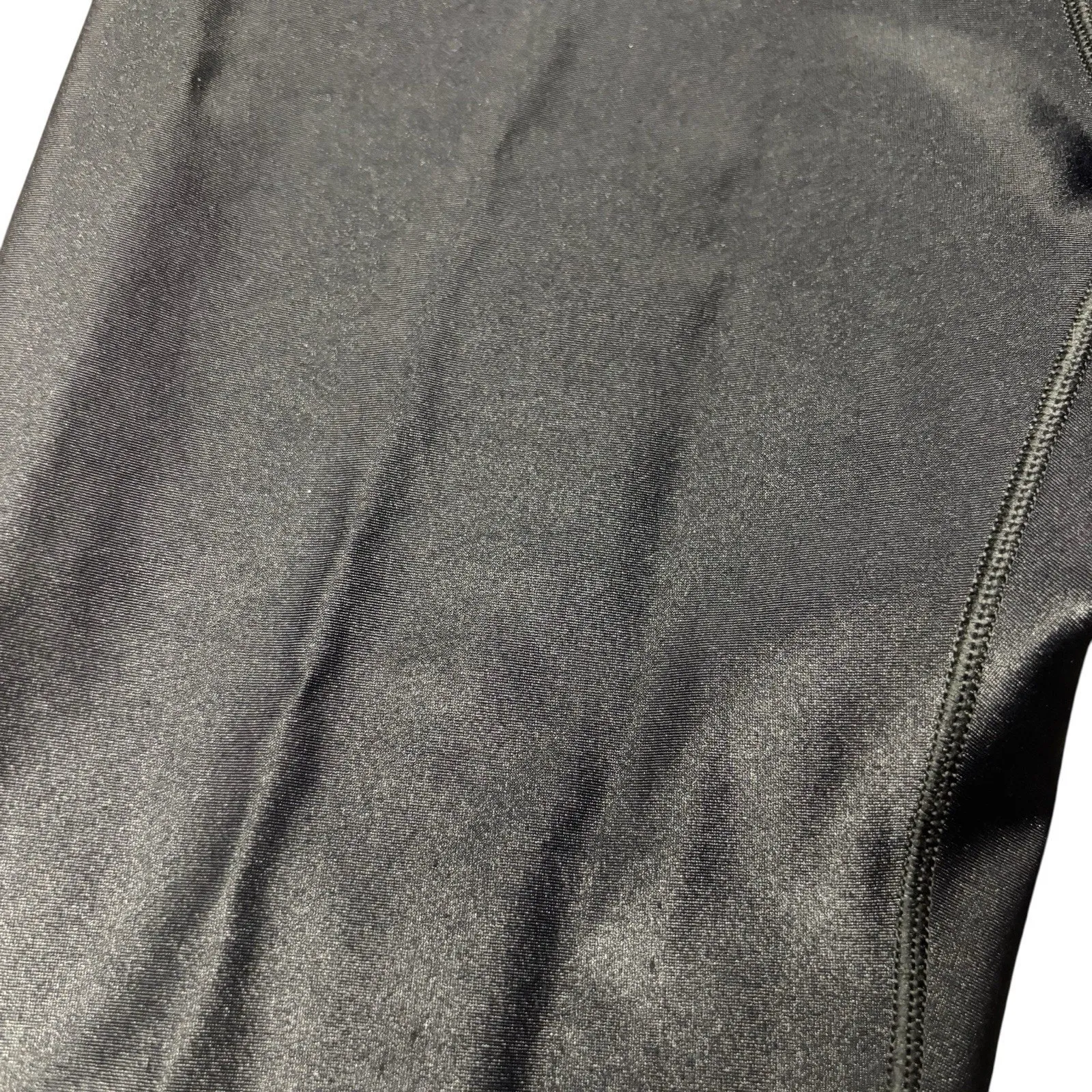 Noli Yoga Legging Womens Sz medium Black Liquid Gloss Workout Ankle gym - Image 6