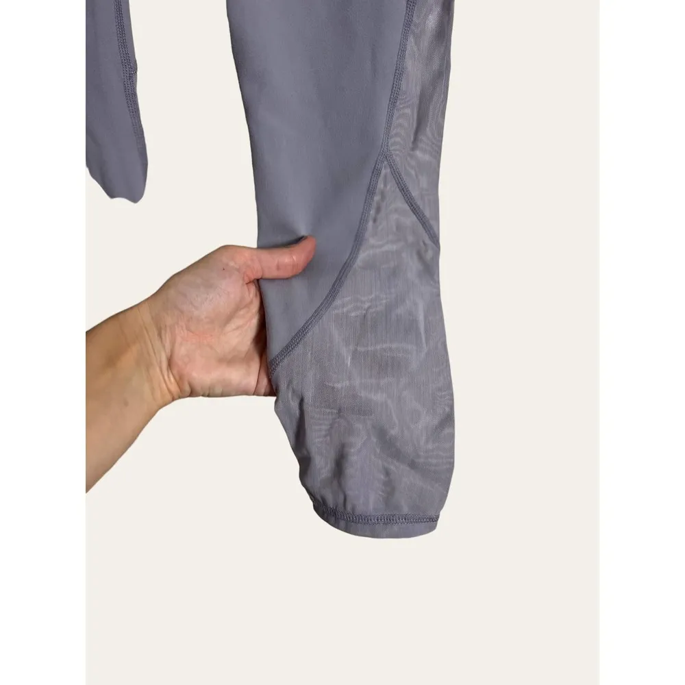 Fabletics Light Purple Capri Mesh Leggings Size S - Image 26