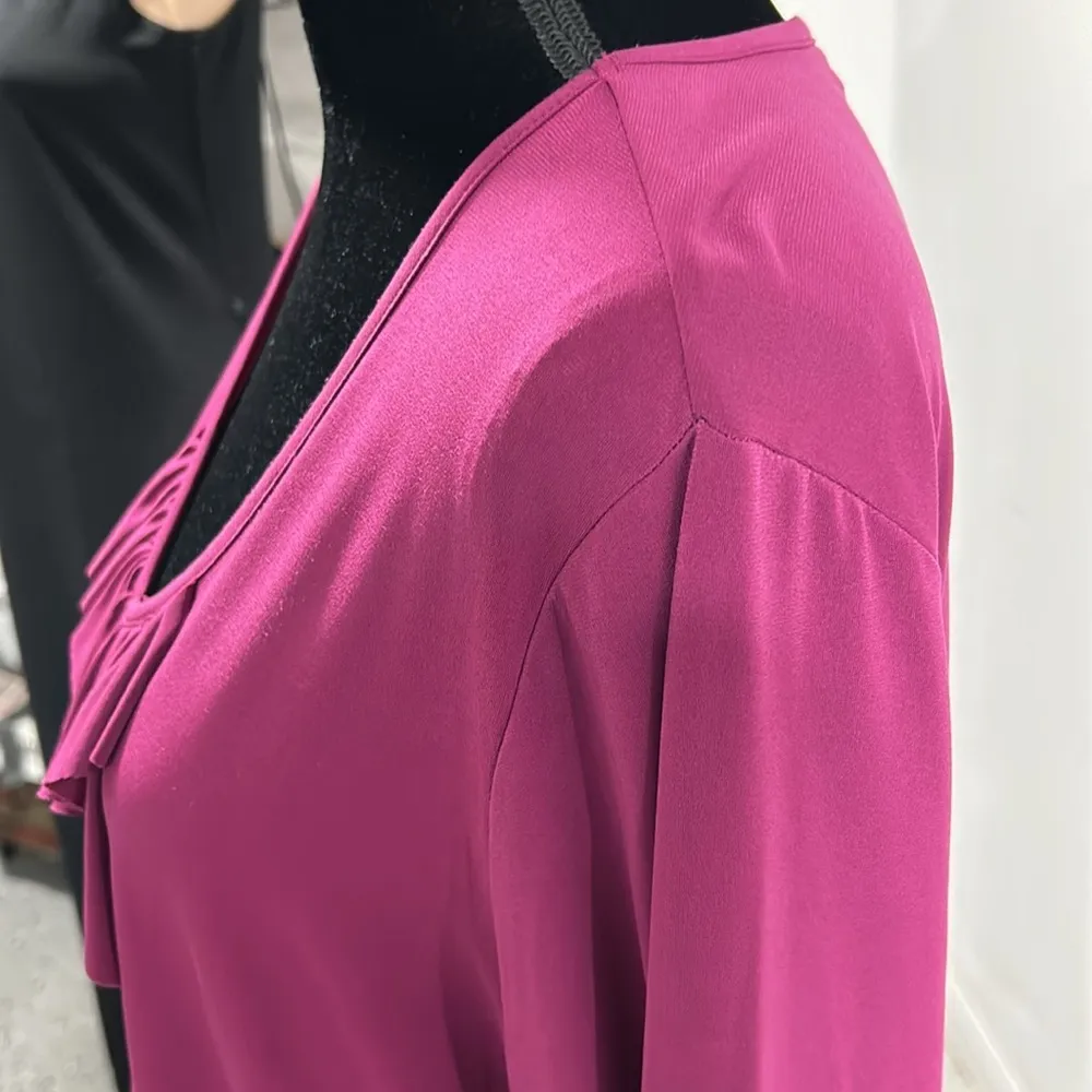 Susan Graver Ruffled blouse - Image 3