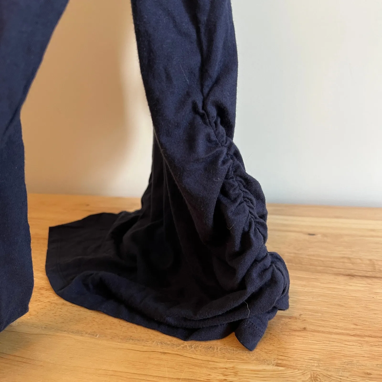 Isabel Maternity Navy Long Sleeve Side Shirred T-Shirt - Size Medium - NWT - Image 9