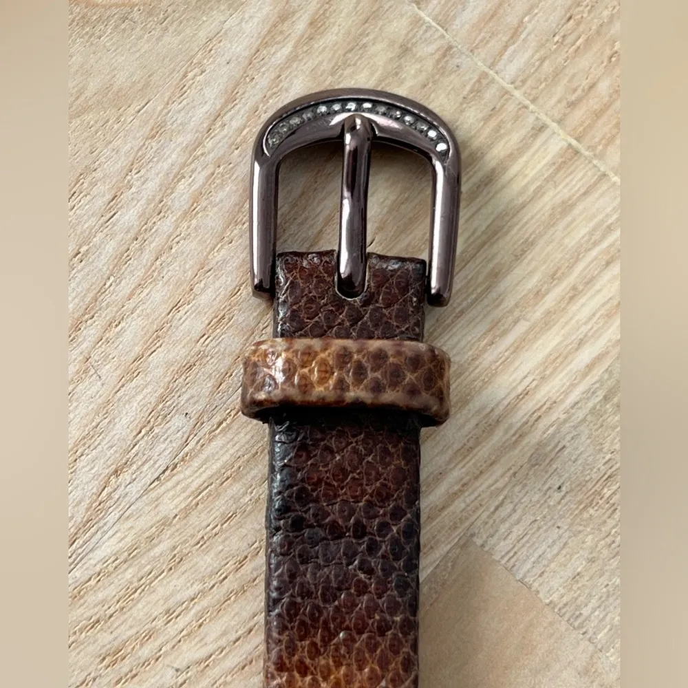 Le Vian Diamante Rare Limited Edition Diamond Ladies Watch Teardrop Case Brown - Image 9