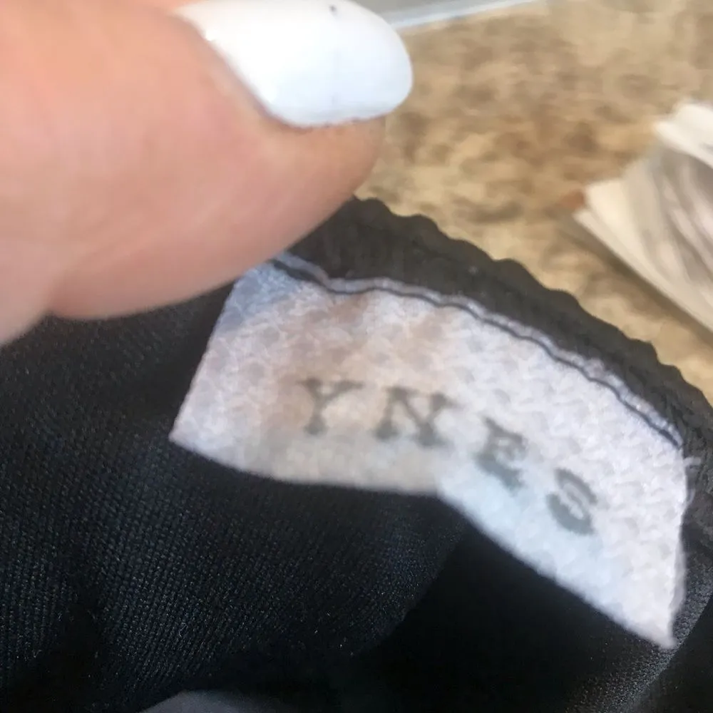 Ynes Black and Silver Spaghetti Dress Formal Prom Small - Image 5